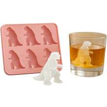 1 件怪物冰模，自制风味冷冻零食模具大号硅胶冰块模具可制作 6 个巨型威士忌冰龙硅胶 - 彩色 - 查看 3