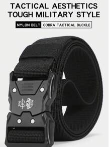 3 Stücke neuer Schnellverschluss Nylon Taktischer Gürtel für Trainingsshorts, Outdoor-Training und lässige Herrengürtel