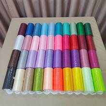 5 件/套 1.5 英寸宽缎带，适用于 DIY 玫瑰、万圣节、圣诞节和礼品包装、丝带装饰、蛋糕礼品包装、婚礼派对蝴蝶结、工艺品、缝纫、刺绣 - 彩色 - 查看 4