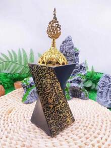 1 件装阿拉伯祝福黑色带金属盖卧室香薰摆件客厅家具摆件 - 黑色 - 查看 13