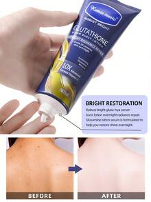 1 件装 236 毫升身体乳液，保湿、亮白、柔肤，男女皆宜 - 藍色(光亮修復) - 查看 3