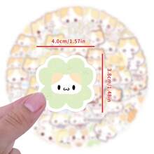 100pcs Cute Cat Stickers Cartoon Cotton Candy Kitten Decal Funny Animal Stickers Kawaii Kitty Stickers Aesthetic Stickers Pack Vinyl Waterproof Stickers For Water Bottle,Computer,Laptop,Phone,Luggage,Notebook,Fridge