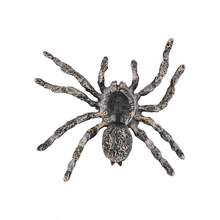 1pc Realistic Giant Spider Toys Artificial Spiders Halloween Decorations ABS Spider Figurines For Joke Halloween Party Supply Prank Insect Model Halloween Scary Prop - Multicolor - View 5