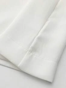 Conjunto de 2 piezas de túnica africana para hombre con camisa de manga corta con efecto de empalme y pantalones casuales - Vestimenta tradicional elegante para fiestas y festivales