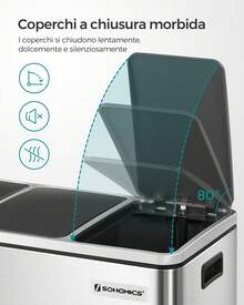 Trash Cans - Bạc - Xem 3
