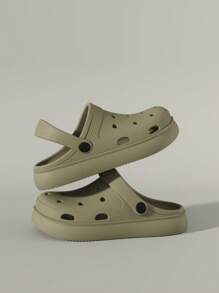 Sandalias casuales y de moda unisex, transpirables y huecas, pantuflas de playa, sandalias de estilo coreano con punta cerrada, adecuadas para el hogar, exteriores, playa y viajes en verano