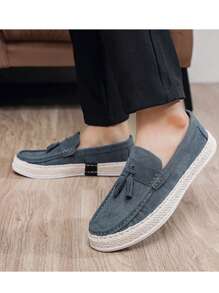New Style Casual Loafers, Non-Slip Soft Sole Slip-On Driving Moccasins, Lightweight & Comfortable Fashion Sneakers For Men