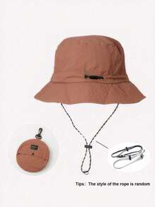 1 Pc Waterproof Bucket Hat, Foldable & Packable, Lightweight Quick-Dry Outdoor Cap For Women