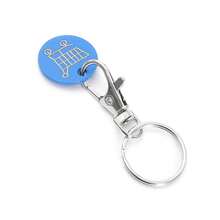 1pc-10pcs Shopping Cart Token Supermarket Trolley, Stainless Steel Shopping Trolley Remover, Shopping Trolley Token Pendants, Shopping Trolley Chips, Metal Stainless Steel Keychain, Keyring Decoration With Trolley Unlocking Key, Keyring Accessory - Multicolor - View 17