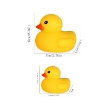 Cute Yellow Rubber Duck Bath Toy, Durable PVC, Great For Bathing And Pool Play, Fun Water Toy For Teens, Pool Toy