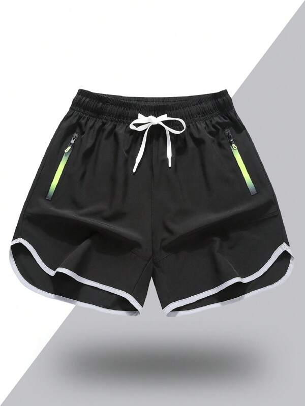 Men's Quick Dry Breathable Basketball Training Fitness Running Sports Shorts, Spring/Summer