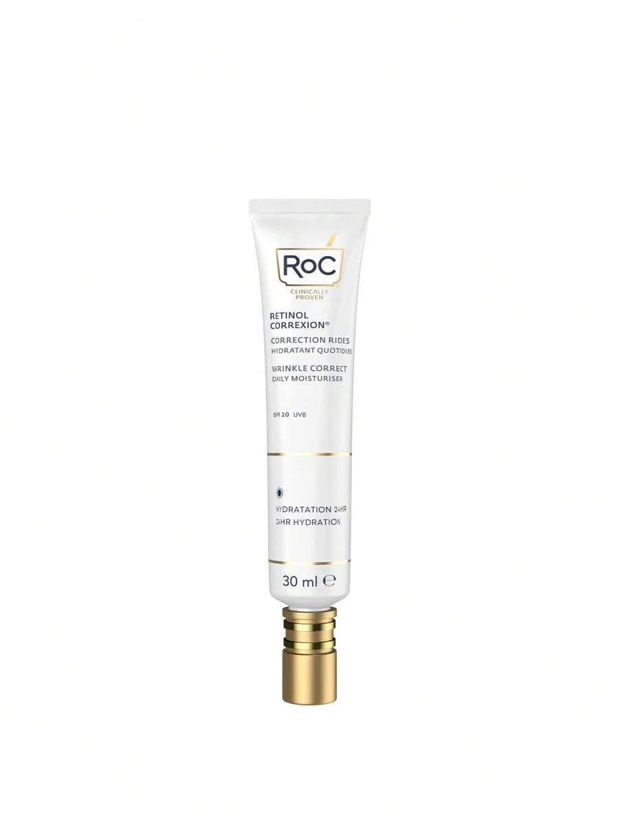 RoC - Retinol Correxion Wrinkle Correct Tagespflege SPF 20 - Gesichtscreme Mit Retinol Und Vitamin E - Anti-Falten Und Aging - 30 Ml - trắng - Xem 1