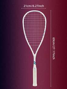 SALYWEE US Local | Upgraded Olivia Pro 2025 Squash Racquet | High-Tech Full Carbon Fiber Elite Performance, 14x18 String Pattern 26lbs | Perfect For Indoor/Outdoor Professional Training & Competitive Play | Free Premium Racquet Bag - Multicolor - View 11