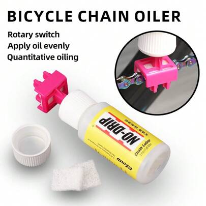 VXM Chain Oil For Mountain Bike, Bicycle Chain Lubricant Protectant, Only Brush Applicator (Oil Not Included)