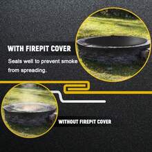 Anyerosa Fire Pit Cover 34'' Round - as pic - View 6