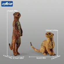 North American Forest Animal Figurines Educational Toy Cake Toppers,Realistic Jungle Animal Set, Christmas Birthday Gift For Kids Toddlers, Includes Elephant,Camel,Giraffe,Tiger Lion,Panda,Bear,Deer,Hippo,Rhino,Raccoon,Lynx,Wolf,Eagle,Beaver, Rabbit,Beaver,Bald Eagle, And More