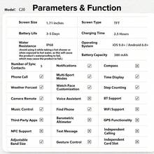 KELEEL 男士智能手表 5ATM 防水户外战术智能手表坚固耐用 1.7 英寸高清大屏幕健身追踪器睡眠监测器适用于 iOS 和 Android