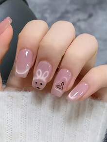 New Rabbit Bear Cat Eye Magnet Stick Set Nail Art Tools Small Iron Piece Magnet Stick For Magnetic Polish Effects Nail Cute Fold Ear Rabbit Shaped Multifunctional Manicure Tools,Nail Supplies,Nail Tools,Nail Art Tools,Back To School,Nails,Nail Tools For Press On Nails - Multicolor - View 6