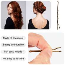 50/100/200 Stück Haarspangen für Damen in einfacher, matter schwarzer Farbe, 5,5 cm-6 cm, modische Haraccessoires, schwarze Haarklammern, kleine schwarze Klemmen, Wellenklemmen, U-förmige Fixierungshaarspangen, Haarklammern