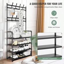 Arara 4/5 andar Sapateira Organizadora cabideiro suporte Multiuso Sapato Tenis Roupa Closet Quarto Armários