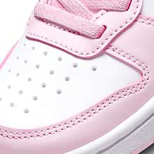 Nike 青少年 Court Borough Low Recraft（PS）运动鞋 - 粉紅白色 - 查看 4