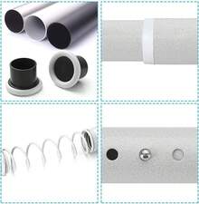 70-310cm Heavy Duty Extendable Telescopic Shower Curtain Pole Rail Rod Bath Door Room Decor Bathroom Accessories Back To School Fall Decor Bathroom Decor