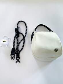 peach tree Women Bucket Crossbody Bag Handbag Peachtree With Cute Plush Pom Pom Charm, Fashion Gift For Girlfriend, Suitable For Shopping, Travel, Commuting, Sports, Outdoor Activities