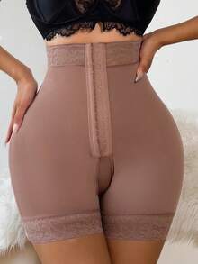 1 chiếc quần định hình dáng người dành cho nữ, quần lót cạp cao giúp thon gọn vòng bụng, phù hợp cho nhiều dịp hoặc hoạt động thể thao. - Đồng - Xem 4