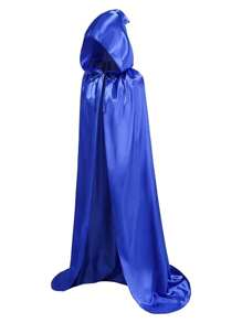 Mantello da adulto per Ognissanti, mantello della morte in tessuto colorato, mantello di demone mago, veste da mago medievale, mantello del Grim Reaper, accessorio da bar e discoteca, costume da festival