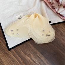 1pc Glamorous Butterfly Clip With Sparkling Rhinestones, Sheer Mesh Decor, High-End Elegant Hair Accessory For Casual, Party, Work, Vacation, Suitable For Various Outfits Summer, Claw Clip Fall Winter Hair Clip Hair Accessories For Women Bows