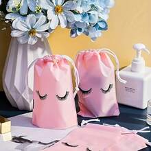 حوالي 50 قطعة حقيبة يد بسحاب من EVA، حقيبة تغليف هدايا حفلات مطبوعة بنمط الرموش، لوازم أعمال صغيرة، حقيبة تسوق، حقيبة حفلات، حقيبة هدايا حفلات، حقيبة حمل للأشغال اليدوية، هدايا حفلات، ديكور عيد ميلاد، ديكور هدايا حفلات، ديكور حفلات زفاف، لوازم حفلات، أكياس تخزين مستحضرات التجميل، أكياس العناية بالرموش، حزم رموش فارغة، كريم العيون، أقلام الحواجب المطبوعة على أكياس بسحاب.