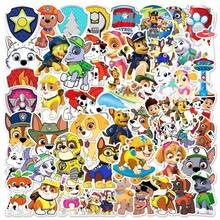 50 件可爱 PAW Patrol 动漫卡通贴纸 DIY 手机笔记本电脑行李滑板防水涂鸦贴花趣味男孩女孩礼物 - 彩色 - 查看 1
