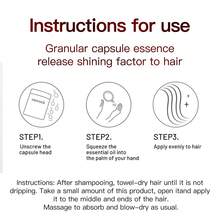 Cápsulas de suero capilar con provitaminas - 40 tratamientos de un solo uso con aceites de macadamia y argán para revivir el cabello dañado - 1 pieza - Ver 8