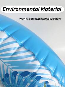 1pc Flamingo Pattern Oversized Thickened Swimming Ring With Handles, Adult Size, Anti-Rollover, Beginners Water Inflatable Floats Toy - Multicolor - View 8