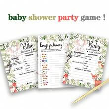 Set de 10 tarjetas para jugar al Reveal del Sexo del Bebé, juego para fiesta de revelación de sexo del bebé, fiesta de baby shower o cumpleaños