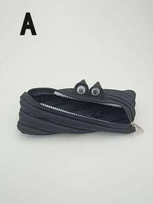 1 件装怪物铅笔盒，适用于学校、大学和办公室铅笔袋、返校、圣诞节礼物