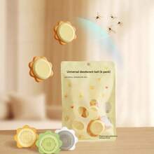 6件装小香薰盒适用于衣柜、鞋柜、家用浴室空气清新剂，持久留香向日葵鞋子除臭球 - 持久清新，鞋子除臭剂 - 彩色 - 查看 6