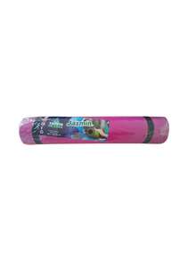 EVA Foam Yoga Pilates Exercise Mat, 6mm Thick - Hot Pink - View 1