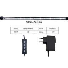 DDCAQIOUA 1pc Fish Tank Submersible Light, Lighting, Aquarium Enhancement Light, Black Fish Tank Light With Adjustable Brightness, Low Voltage Plug, Can Be Used As A Gift - EU C Type Plug(220-240V) - View 9