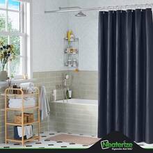 NEATERIZE Shower Curtain Sage Green - Hotel Style Sage Green Shower Curtains For Bathroom With Waffle Design, 72x72 Inches - Fabric Shower Curtain - Cortinas De Baño Elegantes - 海軍 - 查看 6