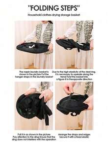 1 Secadora plegable de color verde, blanco y negro, para ropa, calcetines, bolsa de malla, artesanía de productos secos, a prueba de moscas, secado fresco, artesanía de almacenamiento - Multicolor - Ver 12