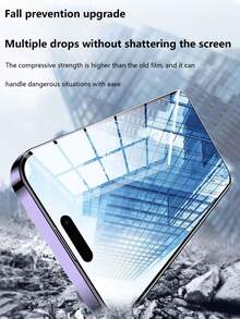 Elegant And Durable 9H Gradient Mirror Screen Protector For IPhone 16 Pro Max To Xs Max+, Easy Installation, Fashionable Protection, Waterproof Tempered Glass, Anti-Shock, Anti-Scratch, Anti-Fingerprint, Full Coverage - Multicolor - View 5