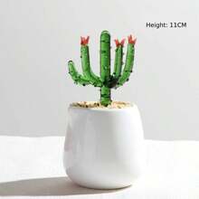 Colorful Creative Glass Plant Desk Decoration Glass Succulent Terrarium - Mini Cactus And Sprout Planter Decor Piece For Office And Home Gift Home Decor - Multicolor - View 10