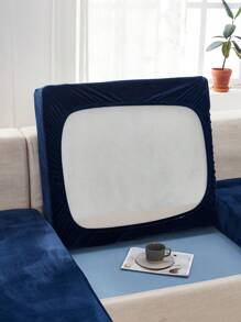 1pc Velvet Sofa Cover Classic Style Sofa Protector/1/2/3/4 Seater Sofa Cover/High Elastic Comfort Cushion Cover Suitable For Living Room Bedroom Hotel Home Decoration.