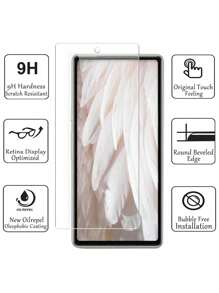 Set de 3 protectores de pantalla de alta definición aptos para las pantallas de Pixel 5/Pixel 6/Pixel 7/Pixel 8/Pixel 9 y otros modelos. Serie de películas protectoras anti-rotura y anti-arañazos, fácil de instalar, de alta definición y transparentes, sin burbujas, resistente a arañazos y caídas. Adecuado como regalo para cumpleaños, Pascua, Día del Presidente, Navidad, familia, amigos, niños, niñas y regalos escolares para compañeros de clase.
