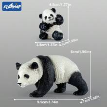 North American Forest Animal Figurines Educational Toy Cake Toppers,Realistic Jungle Animal Set, Christmas Birthday Gift For Kids Toddlers, Includes Elephant,Camel,Giraffe,Tiger Lion,Panda,Bear,Deer,Hippo,Rhino,Raccoon,Lynx,Wolf,Eagle,Beaver, Rabbit,Beaver,Bald Eagle, And More