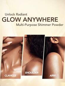 1 件珠光液体身体高光笔，可用于面部、锁骨和身体轮廓 - 彩色 - 查看 4