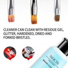 75ml (2.536 Fl Oz) Acrylic & Gel Nail Brush Cleaner Liquid - Professional Artist-Grade Cleaner For Acrylic, Gel, And Dip Nail Brushes Acrylic Press On Nails - Multicolor - View 4