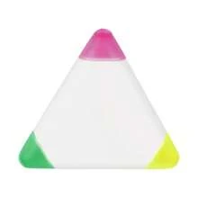Personalized Creative Triangle Highlighter Pen, Vibrant Multi-Color, Cute Stationery For Students, Back To School Supplies