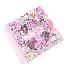 Sanrio 100 Adesivos Transparentes e À Prova d'Água Únicos, Conjunto de Caixa de Presente de Adesivos, Kuromi, Adesivos Criativos para Caderno em Caixa de Caderno, Escolha Perfeita para Presente, Meninos e Meninas, My Melody, Conjunto de Adesivos, Desenho Animado Fofo, Presente de Aniversário para Crianças, Presente para Meninas, Temporada de Volta às Aulas (A Aparência e o Padrão de Algumas Caixas de Presente são Aleatórios) Presente de Halloween, Presente de Natal